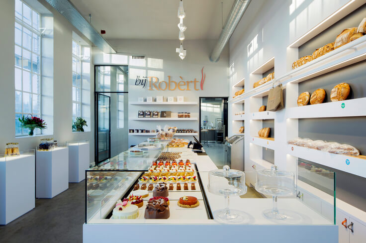 Ultramodern winkelconcept met ambachtelijke heerlijkheden