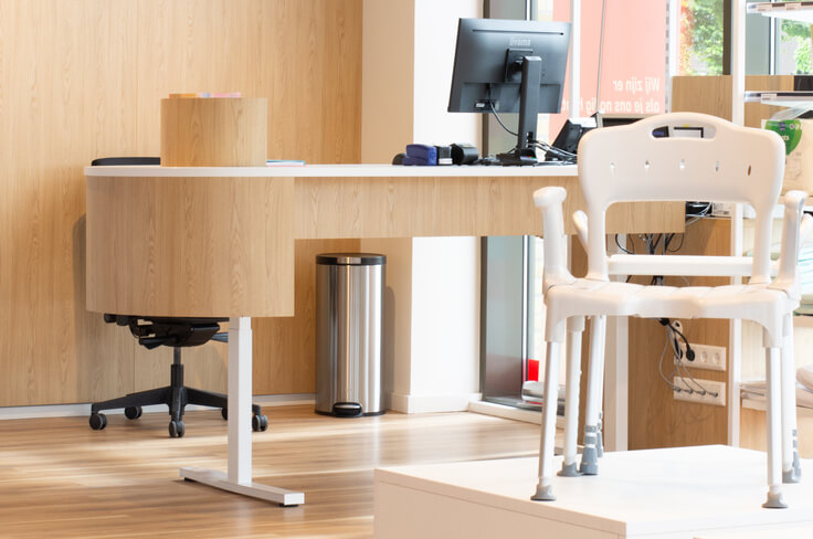 Presentatieblokken, opbergruimte, display en zitbank in één.